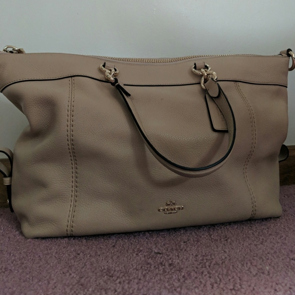 Coach Lennox satchel in beachwood